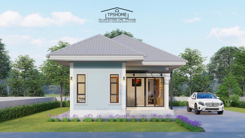 5 Beautiful One-Story Houses Designed with 2-Bedrooms