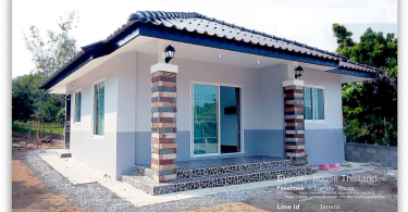 Having a one-storey home of your own is fulfilling, whether you live alone or with your family. Today, let us introduce you to 5 houses for small families and you will see how you, too, can build a comfortable home.  Let’s explore and see which one fits you! These houses have 1-2 bedrooms, 1 bathroom, living room and a kitchen. The total lot area is about 43.6 square meters to 92 square meters.
