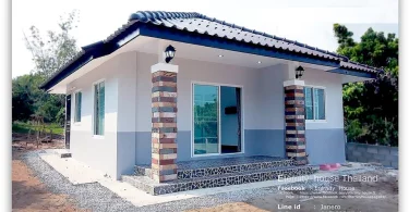 Having a one-storey home of your own is fulfilling, whether you live alone or with your family. Today, let us introduce you to 5 houses for small families and you will see how you, too, can build a comfortable home.  Let’s explore and see which one fits you! These houses have 1-2 bedrooms, 1 bathroom, living room and a kitchen. The total lot area is about 43.6 square meters to 92 square meters.