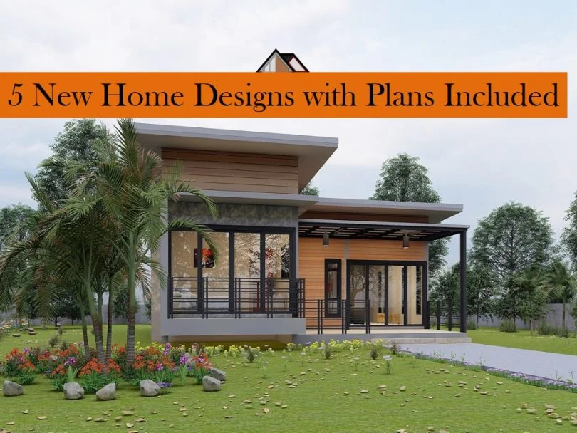 5 New Home Designs with Plans Included