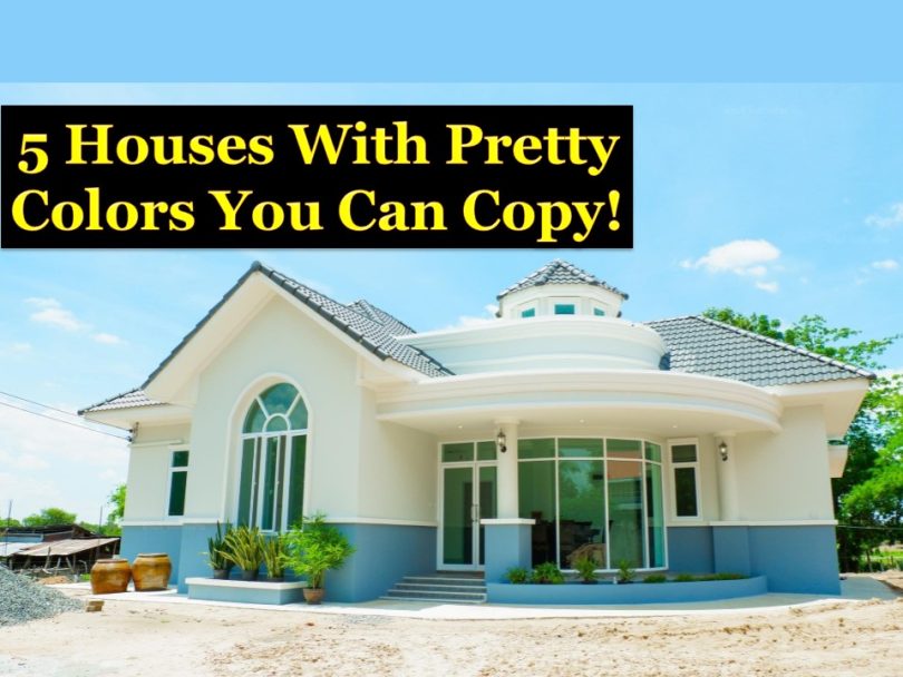 6 Pretty Houses With Paint Colors You Can Copy