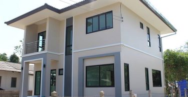 Four Modern, Spacious and Comfortable Two-storey House Design Ideas