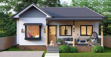 Small & Beautiful House That You Can Build in 9 x 8 Meters Lot