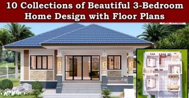 10 Collections of Beautiful 3-Bedroom Home Design with Floor Plans