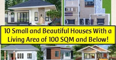 10 Small and Beautiful Houses With a Living Area of 100 SQM and Below!