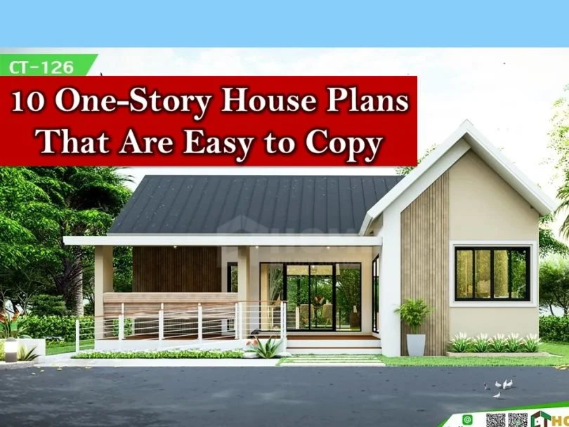 ​​10 One-Story House Plans That Are Easy to Copy