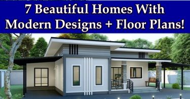 7 Beautiful Homes With Modern Designs + Floor Plans!